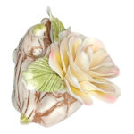 Posliininen valkoinen ruusu tuotekuva2