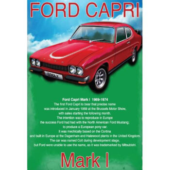 Ford Capri -peltikyltti tuotekuva1