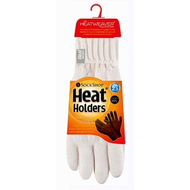 Heat Holders Lady sormikkaat valk. S/M tuotekuva2