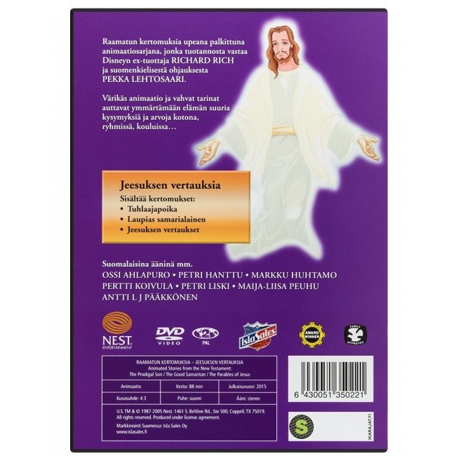 Jeesuksen vertauksia DVD tuotekuva2