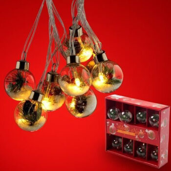 Joulupallot-valoketju LED tuotekuva1