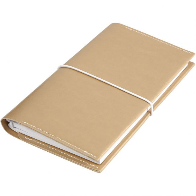 Journal planner & notebooks, kulta, kuminauhakiinnitys tuotekuva5