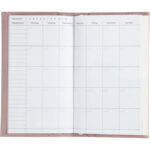Journal planner & notebooks, rosa, kuminauhakiinnitys tuotekuva3