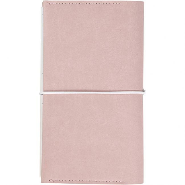 Journal planner & notebooks, rosa, kuminauhakiinnitys tuotekuva4