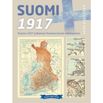 Kartta Suomi 1917 1:1 500 000 tuotekuva1