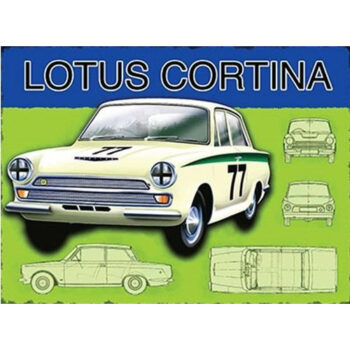Lotus Cortina -peltikyltti tuotekuva1