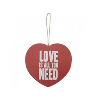 Love is All You Need -seinäkyltti tuotekuva1