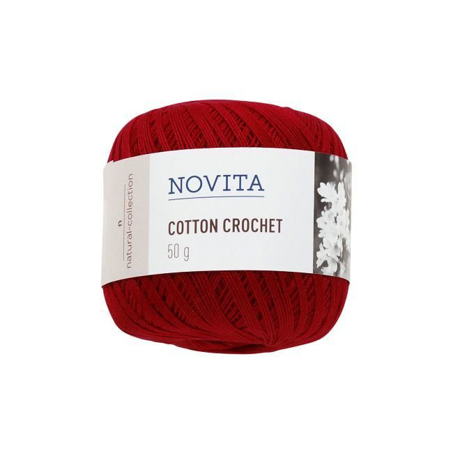 Novita Cotton Crochet joulutähti 50g tuotekuva1