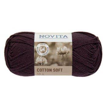 Novita Cotton Soft luumu 50g tuotekuva1