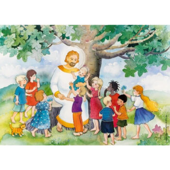 Osallistumistaulu - Jeesus siunaa lapsia tuotekuva1