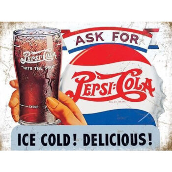 Pepsi Ask For -peltikyltti tuotekuva1