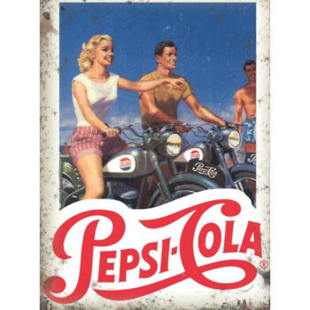 Pepsi Cola & Motorcycles -peltikyltti tuotekuva1