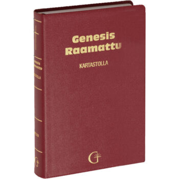 Genesis Raamattu kartastolla, punainen keinonahkakantinen
