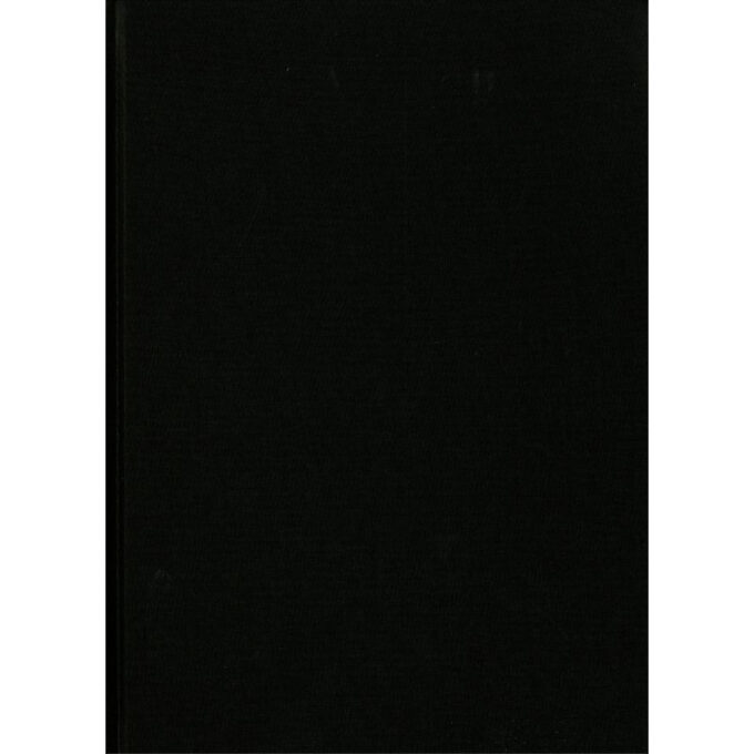 Luonnoskirja (A4, blanco, musta kluuttikansi, 192 sivua)