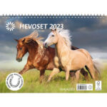 Hevoset 2023 seinäkalenteri tuotekuva1