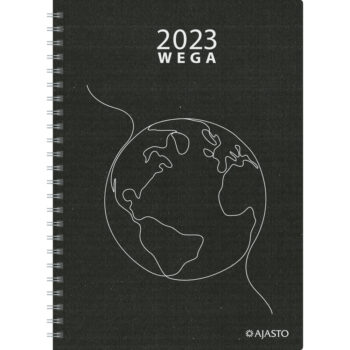 Wega Eko, musta 2023 pöytäkalenteri tuotekuva1