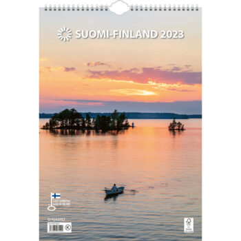 Suomi A3 2023 seinäkalenteri tuotekuva1