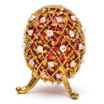 Emali/kultarasia Fabergé Timantit 9cm tuotekuva1
