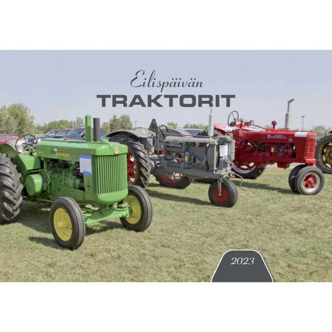 Eilispäivän traktorit 2023 seinäkalenteri tuotekuva1