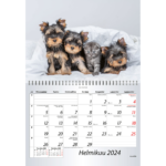 Eläinlapset 2024 (seinäkalenteri) tuotekuva2
