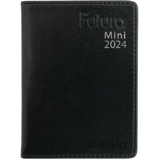Futura Mini, musta 2024 (taskukalenteri) tuotekuva1