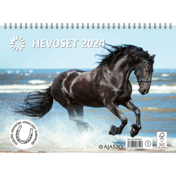 Hevoset 2024 (seinäkalenteri) tuotekuva1