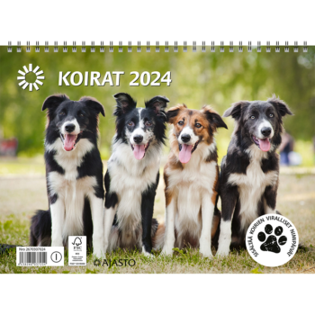 Koirat 2024 (seinäkalenteri) tuotekuva1