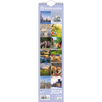 Kotimuistio/Hemkalendern 2024 (seinäkalenteri) tuotekuva1