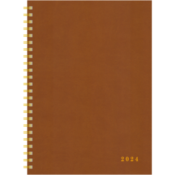 Leatheret 2024, ruskea (pöytäkalenteri) tuotekuva1