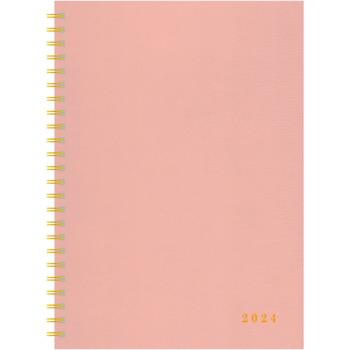 Leatheret 2024, vaaleanpunainen (pöytäkalenteri) tuotekuva1