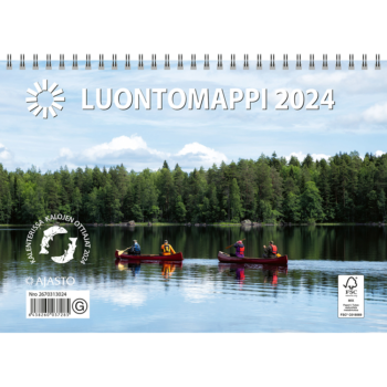 Luontomappi 2024 (seinäkalenteri) tuotekuva1