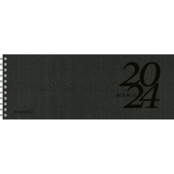 Memo Eko 2024, musta (pöytäkalenteri) tuotekuva1