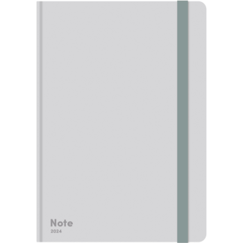 Note A5 2024, harmaa (pöytäkalenteri) tuotekuva1