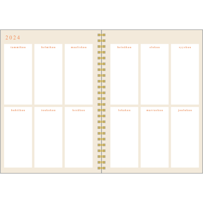 Raita 2024, pastelli (pöytäkalenteri) tuotekuva4