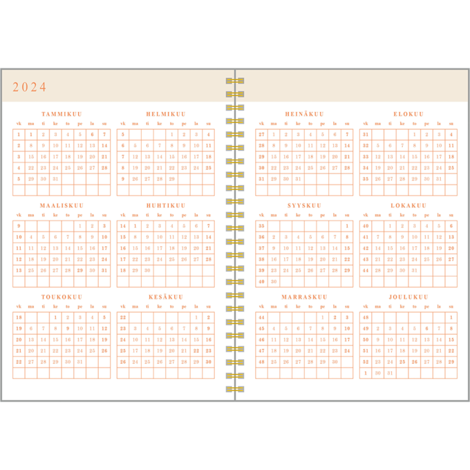 Raita 2024, pastelli (pöytäkalenteri) tuotekuva8