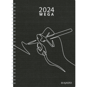 Wega Eko 2024, musta (pöytäkalenteri) tuotekuva1