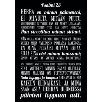 Painokuva - Psalmi 23 HSJU227 tuotekuva1