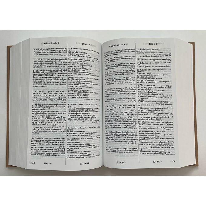 Biblia ja KR 33/38 Rippiraamattu, ruskea tuotekuva2