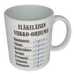 Tekstimuki - Eläkeläisen viikko-ohjelma tuotekuva1