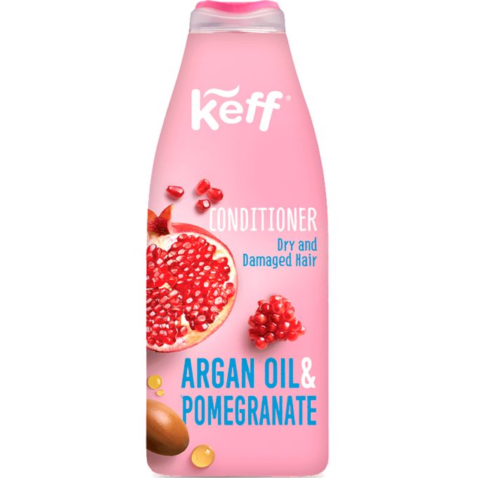 KEFF Arganöljy & Granaattiomena hoitoaine 500 ml tuotekuva1