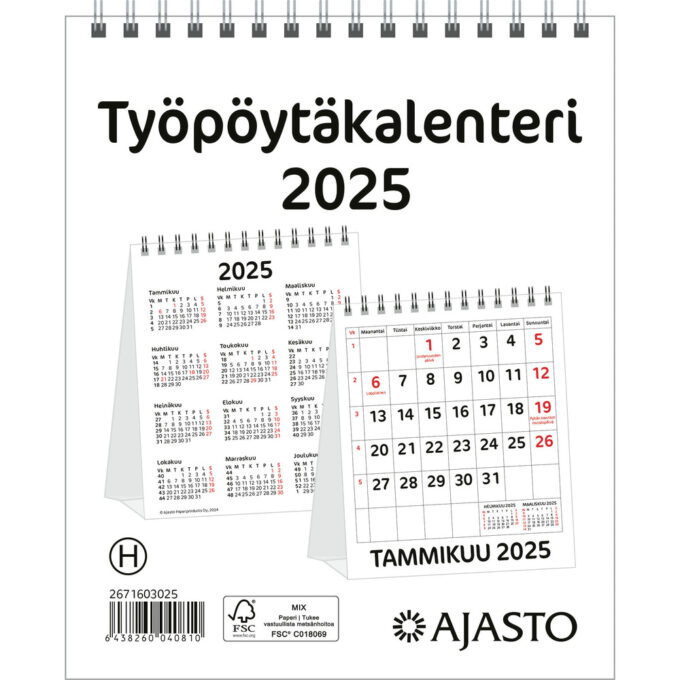 Työpöytäkalenteri 2025 tuotekuva1