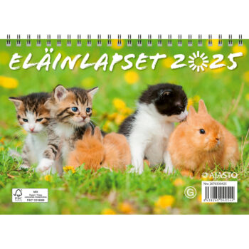 Eläinlapset A5 2025 (seinäkalenteri) tuotekuva1