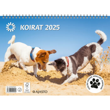 Koirat 2025 (seinäkalenteri) tuotekuva1