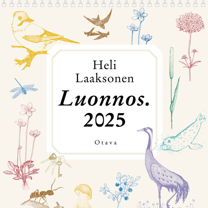 Luonnos seinäkalenteri 2025 tuotekuva1