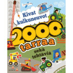 Kivat kulkuneuvot - 2000 tarraa sekä tehtäviä tuotekuva1