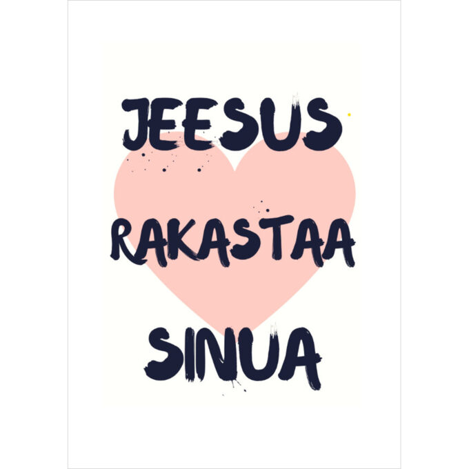 Traktaatti - Jeesus rakastaa sinua (pieni, väri) TRA41 tuotekuva1